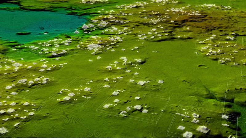 Tecnologia Lidar na arqueologia, Civilização maia descoberta, Megalópole maia oculta, Ruínas maias sob cobertura florestal, Avanços urbanos na civilização maia, Lidar revela segredos arqueológicos, Estruturas defensivas maias, Infraestrutura urbana maia, População maia subestimada, Pirâmide de sete níveis maia, Avanços tecnológicos em escavações, Densidade populacional antiga, Arqueologia com tecnologia avançada, Mistérios da civilização maia, Selva guatemalteca esconde tesouros, Lidar e suas aplicações arqueológicas, História escondida sob vegetação densa, Reavaliação do passado maia, Megalópole perdida na selva, Descobertas Lidar na Guatemala.
