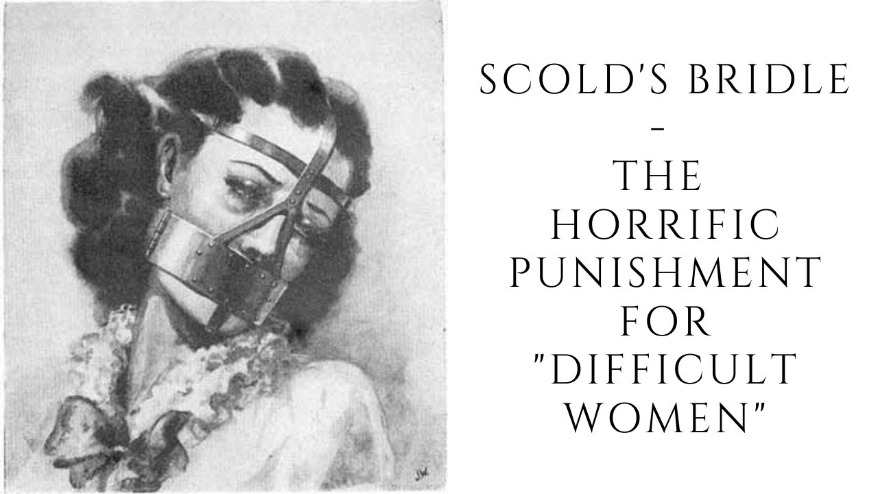 Tortura medieval, Freio de Scold, Branks, Máscaras de vergonha, Instrumentos de tortura, Punição pública, História jurídica, Justiça criminal, Mulheres na Idade Média, Crimes sociais, Freios de repreensão, Crueldade medieval, Punishment devices, Humilhação pública, Museu do Crime Medieval, Castigos medievais, Práticas punitivas, Sociedade medieval, Instrumentos de castigo, Cultura da punição.