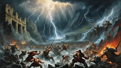 Origens e Consequências da Guerra dos Titãs, Conflito Épico na Mitologia Grega